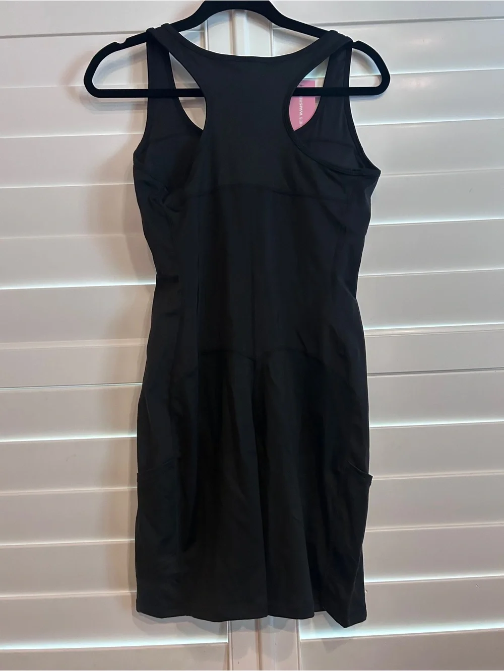 Black Front-Zip Active One-Piece Bodysuit